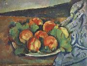 Dish of Peaches Paul Cezanne